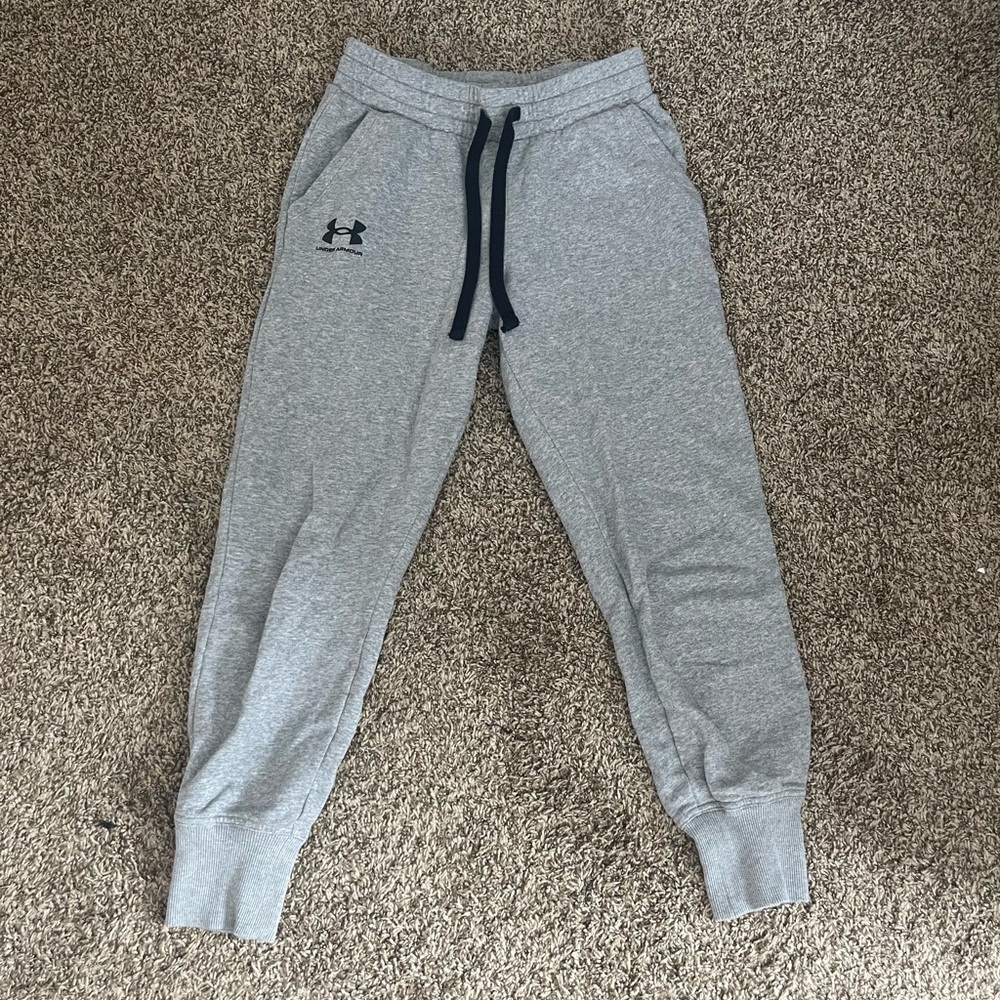 Grey Under Armor sweatpants